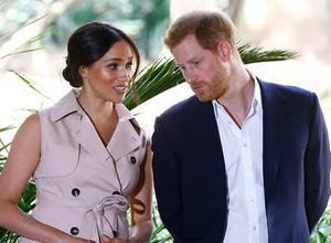 Meghan en Harry. beeld EPA