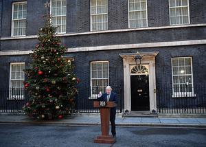 De Britse premier Boris Johnson. beeld AFP