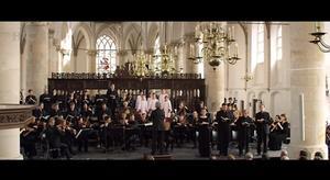 Uitvoering van de "Matthäus" in Naarden. beeld via YouTube