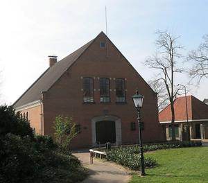 Het kerkgebouw van de gereformeerde gemeente in Nederland te Rhenen. beeld RD