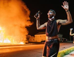 Kenosha. beeld Brandon Bell/Getty Images/AFP