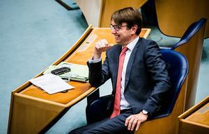 D66-Tweede Kamerlid Steven van Weyenberg in de Tweede Kamer. beeld ANP, Bart Maat