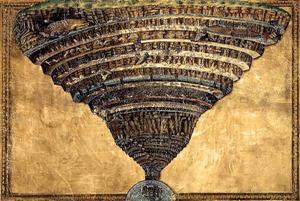 De hel, afgebeeld door Sandro Botticelli (1445-1510). Wikimedia Commons