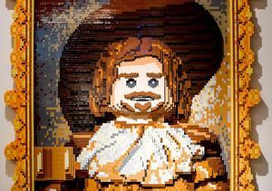 Frans Hals in legostenen. beeld ANP