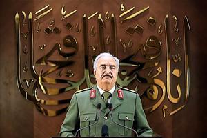 Khalifa Haftar. beeld AFP