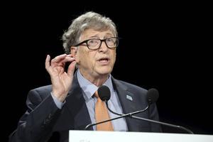 „Op sociale media zijn berichten verspreid met als inhoud dat Bill Gates, de oprichter van Microsoft, achter de coronapandemie zou zitten.” beeld AFP, Ludovic Marin