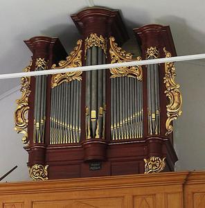 Het orgel van De Rijckere in Beek. beeld Stichting De Rijckere-orgel 1776