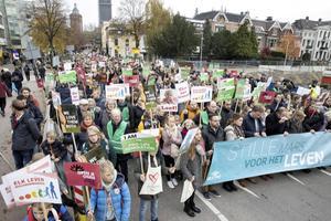De afgelopen drie edities trok de Mars voor het Leven meer dan 10.000 deelnemers. Foto: de stille tocht in 2019 vond plaats in Utrecht. beeld RD, Anton Dommerholt
