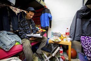 Ook voor dak- en thuislozen geldt de vraag hoe zij een betekenisvol leven kunnen leiden.​  beeld ANP, Valerie Kuypers