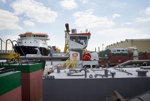 Een schip bij het maritiem concern Royal IHC. beeld ANP, Arie Kievit