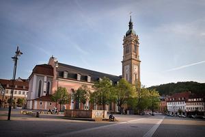 De protestantse Georgenkirche in Eisenach. In deze kerk preekte Luther en werd Johann Sebastian Bach gedoopt. beeld RD, Henk Visscher