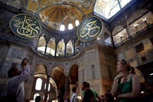Hagia Sophia in Istanbul. beeld EPA, Tolka Bozaglu