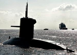 De onderzeeboot Hr.Ms. Bruinvis in 2007. beeld ANP, Koen van Weel