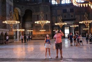 De Hagia Sophia. beeld EPA, Sedat Suna