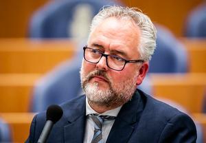 Wim-Jan Renkema van GroenLinks. beeld AFP, Remko de Waal