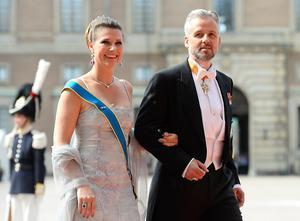 Prinses Märtha Louise en Ari Behn in 2015. beeld AFP