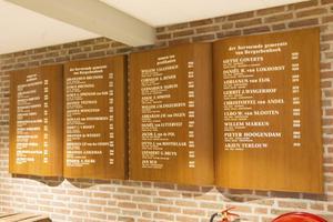 Hoe moet het met beroepingswerk in deze crisistijd? Archieffoto: predikantenbord in het kerkgebouw van de hervormde gemeente te Bergschenhoek. beeld RD, Anton Dommerholt