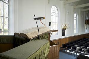 „Niet zwijgen over Gods toorn wanneer de preektekst erover spreekt.” beeld RD, Sjaak Verboom