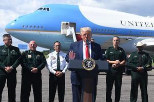De Amerikaanse president Donald Trump. beeld AFP
