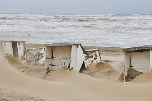 Het strand van Katwijk. beeld ANP