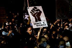 Protesten in Portland. beeld EPA, ETIENNE LAURENT
