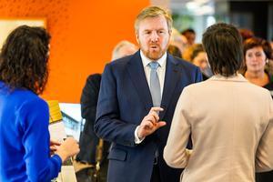 De koning in Raalte. beeld ANP