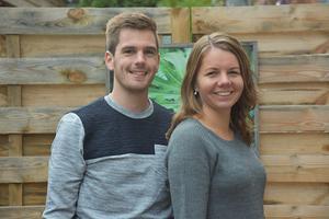 Jos (28) en Caroline (26) Nieuwenhuijse. beeld Stichting Stéphanos