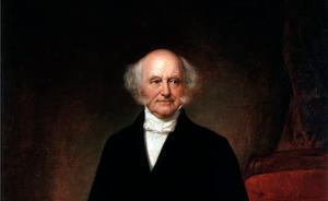 Officieel presidentsportret van Martin van Buren. beeld Wikimedia