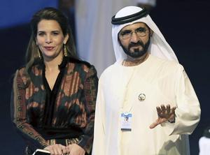 Prinses Haya en sjeik Mohammed bin Rashid Al Maktoum. beeld EPA, STR