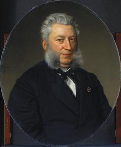 Portret van de 19e-eeuwse dominee-dichter Jan Jakob Lodewijk ten Kate. beeld Rijksmuseum