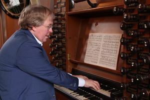 Organist Wim Magré. beeld familie Magré