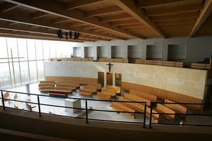 Vertegenwoordigers van de Rooms-Katholieke Kerk in Frankrijk doen een dringend beroep op president Macron om tijdens de lockdown erediensten wél toe te staan. beeld AFP, Jacques Demarthon