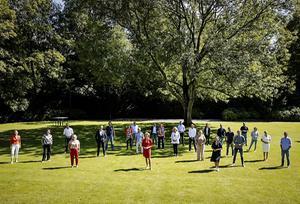Groepsfoto van het kabinet. beeld ANP