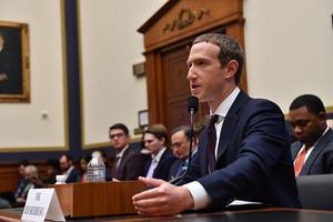 Topman Mark Zuckerberg van Facebook. beeld AFP