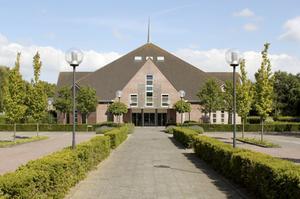 Het kerkgebouw van de gg Oud-Beijerland. beeld Jaap Sinke