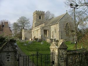Obadiah Sedgwick ligt begraven in de dorpskerk van Ogbourne in Engeland. beeld Wikimedia