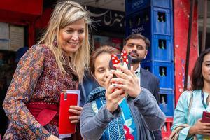 Koningin Máxima sloot woensdag haar bezoek aan Pakistan af. beeld ANP