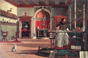 „De christelijke psychologie rekent af met de gedachte dat psychologie pas begon met de atheïstische Freud. Iemand als Augustinus schreef ook psychologie.” Schilderij: Vittore Carpaccio. beeld Wikimedia