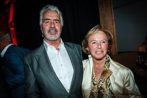 Nina Storms naast haar man Pieter, 2016. beeld ANP