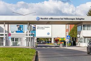 Volkswagenfabriek in het Duitse Salzgitter. beeld EPA
