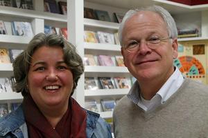 Boekhandelaar Johan Brokking, eigenaar van boekhandel en antiquariaat De Hoeksteen in Woerden. beeld RD