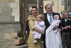 In 2014 werd prinses Cecilia gedoopt in de kathedraal van Piacenza. beeld AFP, Giuseppe Cacace