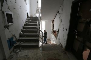 De aardbeving in Albanië met een kracht van 6,4 eiste in november 51 levens en duizend gewonden. beeld AFP