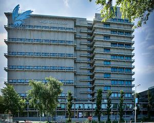 Gebouw van de Vrije Universiteit Amsterdam, waar ook het Hersteld Hervormd Seminarium is gevestigd. beeld RD, Henk Visscher