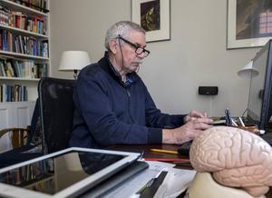 Neuroloog Frank Visscher: „Een positieve kant is de grote saamhorigheid.” beeld Dirk-Jan Gjeltema