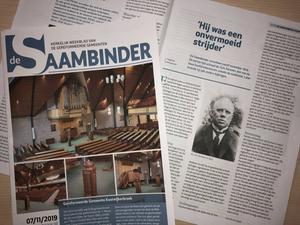 De Saambinder noemt Johannes Calvijn, Maarten Luther, Alexander Comrie, Gisbertus Voetius en kerkvader Augustinus het vaakst. beeld RD