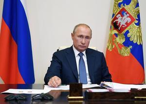 President van Rusland Vladimir Poetin. beeld Mikhail Klimentyev
