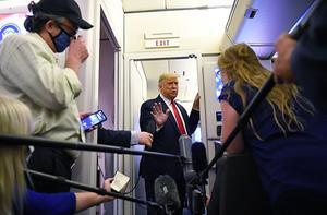 De Amerikaanse president Donald Trump. beeld AFP, Mandel Ngan