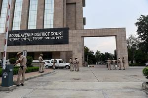 Een rechtbank in New Delhi, India. beeld AFP, Money Sharma