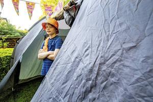 Zomervakantie in eigen tuin. beeld ANP, Niels Wenstedt